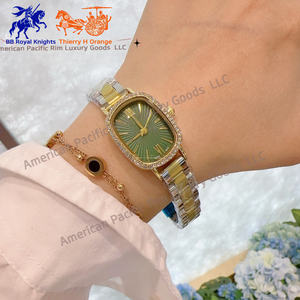 Montre analogique à quartz tendance pour femme BVGRI avec bracelet en cuir serpent et diamants, bracelet personnalisé transfrontalier - Product Image 6