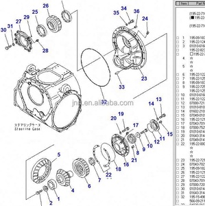 Bán hàng trực tiếp HM400-3416-64-15530 416-64-15530 56b-22-11161 thiết bị truyền động ngầm cơ sở - Product Image 6