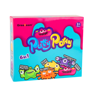 Juguete de Masilla 6 en 1 Putty's Party Funky Monster para Adultos, Venta al Por Mayor de Fábrica - Product Image 1