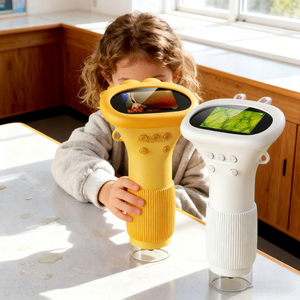 OEM ODM mikroskop Digital elektron mainan perbesaran 1000x layar HD IPS 2 inci dapat diisi ulang untuk anak-anak penggunaan rumah studi alam - Product Image 1