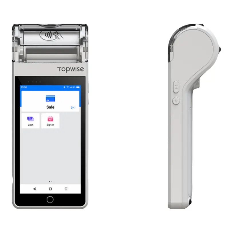 Imprimante portable 3G 4G NFC Terminal de point de vente portable Android Scanner de code QR Dispositif PDA pour la logistique et les magasins de détail