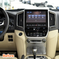 Écran tactile de voiture de 16,2 pouces pour LANDCRUISER LC200 2016-2021, navigation GPS Wi-Fi, lecteur multimédia avec Apple CarPlay