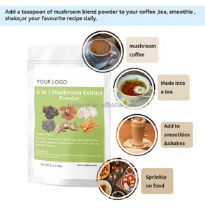 Özelleştirilmiş anlık mantar kahve tozu Arabica çözünebilir kahve - Product Image 4