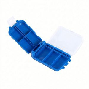 Dispensador Semanal Portátil de 7 Días, Estuche de Medicamentos de Plástico PP Hermético con Estuches Promocionales para Pastillas - Product Image 4