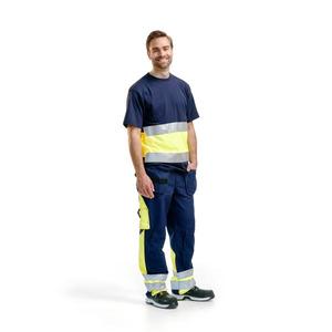 BLAKLADER - 152913708833D116 Pantalon haute visibilité Bleu marine/jaune-EAN 7330509291665 HI-VIS WORKWEAR - Product Image 3