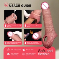 Vibrador Telescópico Realista con Control Remoto, Dildo Grande y Largo con Calentamiento para Mujeres - LM-CT812