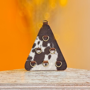 Customized Genuine Cowhide Leather Wild Scarf Rag Holder Rustic Wall <b>Hook</b> <b>Kitchen</b> Towel Organizer Hanging Cloth Rack Home Decor - Product Image 4