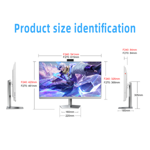 Suministro de fábrica 27 pulgadas All-in-One Monoblock AIO Gaming <span class=keywords><strong>PC</strong></span> Pantalla LCD I3 I5 I7 <span class=keywords><strong>Gamer</strong></span> 16G DDR4 RAM 256G 512G SSD Computadores - Product Image 3