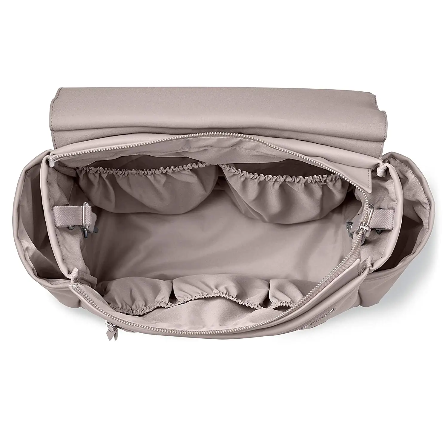 Mochila de fralda de couro impermeável, mochila personalizada para mães, pai, viagem, bolsa de fraldas para bebê