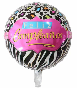 Nuovo 18 pollici spagnolo <span class=keywords><strong>buon</strong></span> <span class=keywords><strong>compleanno</strong></span> Feliz palloncini lamina Cumpleanos decorazione festa palloncino in alluminio - Product Image 3