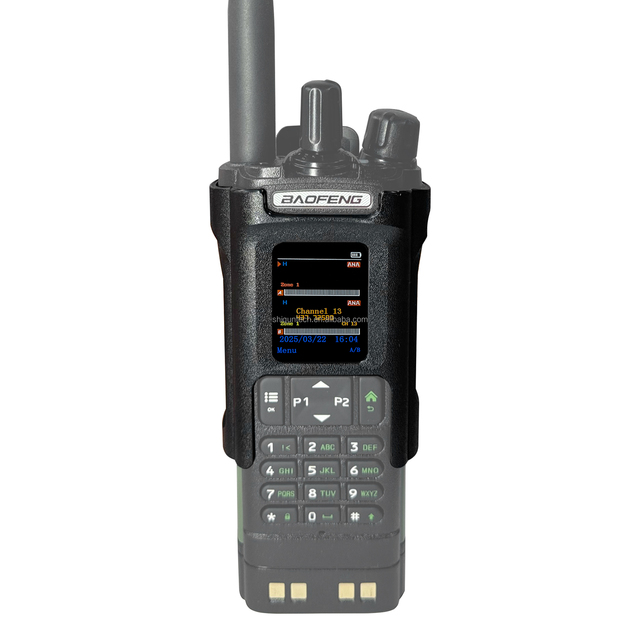 Baofeng UV-32 GPS 10W Walkie Talkie Long Range Phone Programming Belt Holder Case with Clip Wireless Copy Frequency 2 Way Radio