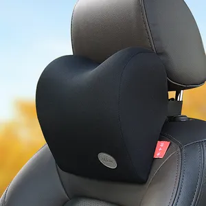 Aliviar la rigidez del cuello Almohadas de apoyo para el cuello del coche Espuma viscoelástica almohada para reposacabezas Automotrices