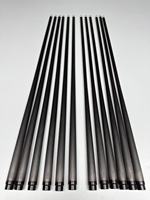 Queue de billard ProTaper Predator Cuetec 11,8 mm/12,5 mm avec logo personnalisé, fût entièrement en carbone, fût personnalisé