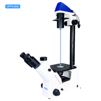 Microscopio Biológico Invertido Trinocular OPTO-EDU A14.2604 BF PH Semi-APO Seidentopf con LED para Cultivo Celular e Investigación de FIV