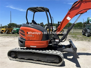 Mini-excavatrice Kubota U55-4 d'occasion haute performance de 5,5 tonnes, excavatrice hydraulique - Product Image 5
