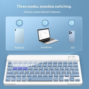 <span class=keywords><strong>Clavier</strong></span> Ergonomique Portable <span class=keywords><strong>Sans</strong></span> <span class=keywords><strong>Fil</strong></span> pour Téléphones <span class=keywords><strong>et</strong></span> Tablettes, Ensemble <span class=keywords><strong>Souris</strong></span> <span class=keywords><strong>et</strong></span> <span class=keywords><strong>Clavier</strong></span> Rechargeable - Product Image 2