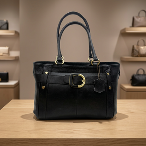 Bolso de Mano Casual Plegable, Ligero y Duradero, Hecho a Mano con Cuero Puro Ecológico de BS INTERNATIONAL, de Alta Calidad y Gran Capacidad - Product Image 1