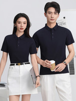 Kaos Polo Pria Kasual Terlaris Desain Baru Logo Custom Warna Solid Kaos Polo Bernapas untuk Pria Harga Murah