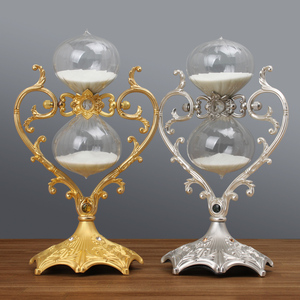 <span class=keywords><strong>Sablier</strong></span> en métal de grande taille en forme de cœur de style européen, rotation d'<span class=keywords><strong>une</strong></span> <span class=keywords><strong>heure</strong></span>, <span class=keywords><strong>sablier</strong></span> pour mariage, décoration - Product Image 6