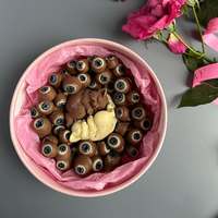 Offre Spéciale Boîte d'emballage de chocolat à biscuits ronde en papier rigide de conception personnalisée polyvalente pour la Saint-Valentin