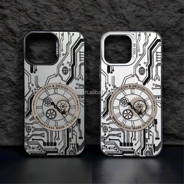 Factory Price Sports Model Phone Case for iPhone 16/15/14/13 Pro Shockproof Laser Color Made of Durable PC Material