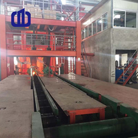 Máquina de fundición de metal con ruedas continuas automática del fabricante de China para motor de componente de llave de barra de refuerzo de acero