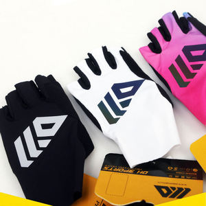 Wholesale Breathable Half <b>Finger</b> Cycling Gloves Shock Absorb Anti Slip Summer <b>Bike</b> Riding Gloves Touch Screen Compatible - Product Image 2