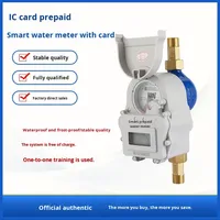 Compteur d'eau prépayé à carte IC Yuxiang, submersible IP68, OEM pour installation souterraine avec garantie de 2 ans