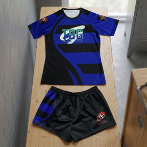 Maillot de rugby personnalisé en sublimation respirant, à séchage rapide et antibactérien pour uniforme de rugby, vêtements d'équipe de rugby de qualité supérieure - Product Image 2