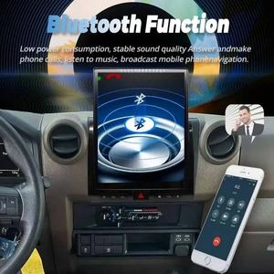 Écran multimédia de voiture Android 12 pouces pour Toyota Land Cruiser LC70 LC75 LC76 2007-2023, navigation GPS, Carplay, Auto 4G WIFI - Product Image 5