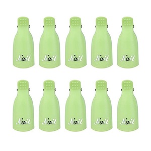 Kit de pinzas <span class=keywords><strong>para</strong></span> <span class=keywords><strong>uñas</strong></span> de dedo y dedo del pie de plástico reutilizable, 10 Uds., removedor de esmalte de Gel a presión <span class=keywords><strong>para</strong></span> <span class=keywords><strong>uñas</strong></span> acrílicas de diseño francés - Product Image 5