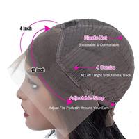 Perruque Lace Wig Remy lisse noire, perruque naturelle, perruque longue, naissance des cheveux naturelle, cheveux lisses, pour femmes noires, 30 pouces
