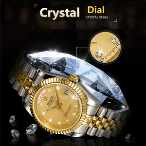 HOLUNS HLS001 Orologi di Lusso Automatici Meccanici da Uomo in Oro, Movimento 2813, Acciaio Inossidabile, Impermeabile 50m - Product Image 4
