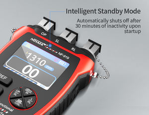 Testeur de fibre NOYAFA NF-919 3-en-1 avec écran couleur HD, testeur de fibre optique avec localisateur de défaut visuel VFL, puissance optique OPM - Product Image 4