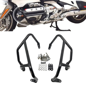 Pour HONDA Gold Wing 1800 GL1800 F6C <span class=keywords><strong>Goldwing</strong></span> <span class=keywords><strong>GL</strong></span> 1800 2018-2020 moto Higway moteur garde Crash Bar barres pare-chocs protecteur - Product Image 1
