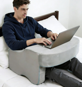 Almohada de Apoyo para Brazos con Bolsillos para Laptop, Extra Grande, de Alta Calidad, de Espuma Viscoelástica Ajustable, para Trabajar, Leer y Jugar, de Fábrica OEM - Product Image 5