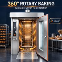 Nouveau four rotatif électrique à 32 plateaux 380V, four de boulangerie commercial pour la cuisson du pain avec la farine