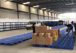 Palet Plastik Tugas Berat, Produk Gudang 1200*1000*150Mm, Nampan Plastik HDPE - Product Image 6