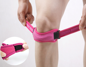 Sangle de soutien de genou rotule pour pulls basket-ball course randonnée volley-ball Tennis Squats genou respirant soutien de <span class=keywords><strong>genouillère</strong></span> - Product Image 2