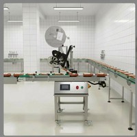 Etiquetadora Automática de Sobremesa de Alta Precisión Marca NanYun NY-825A, para Botellas y Cajas, Venta al Por Mayor para Fábricas de Empaquetado