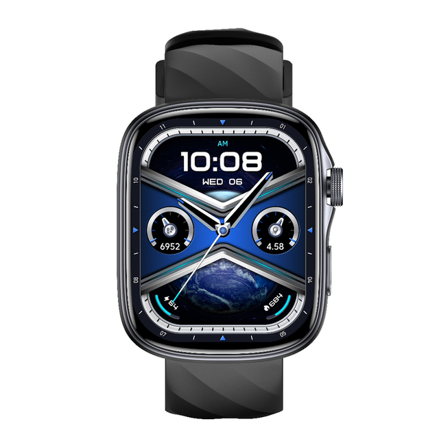 GTS10 Sport Smartwatch Men Women 3ATM Waterproof 1.95 Inch AMOLED Screen Magnetic BT Calling Heart Rate Health Fitness Tracker