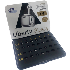 Chỉnh hình răng nha khoa khung glossy1g tự <span class=keywords><strong>ligating</strong></span> niềng răng cho nhà máy sản xuất - Product Image 5