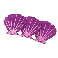 Couvre-mamelons jetables Flash Pasties pour femmes coquille autocollant sous-vêtements accessoires pour les fêtes
