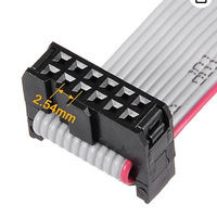 Cable de Alimentación para Módulo Eurorack de 40 Pines, Cable Plano IDC de 2.54mm de Paso, 300mm de Longitud, Conductor de Cobre de 16 Núcleos AWM
