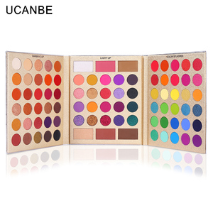 UCANBE 86 colore golden girl eye shadow coreano eyeshadow pallet <span class=keywords><strong>ombretti</strong></span> vegan high rich creamy pigment eyeshadow palette - Product Image 5
