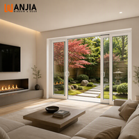 Portes coulissantes modernes en PVC à grands panneaux de verre, insonorisées, pour villa, balcon et patio – Offre spéciale