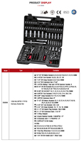 46pcs CRV Steel 1/4 "Drive Sae Socket Bit Set Tool