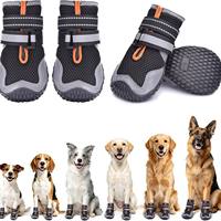 Chaussures pour chien en caoutchouc imperméables, respirantes, durables, antidérapantes, décontractées, pour berger allemand, husky, Border Collie, races moyennes et grandes, pour toutes les saisons