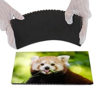 Écran LED flexible pour affichage mural intérieur, panneau publicitaire LED en fer, 220V-240V, module 2,5 mm, haute qualité pour entreprises