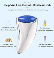 Rouleau de jade Gua Sha avec bâton de massage méridien stylo d'acupression
